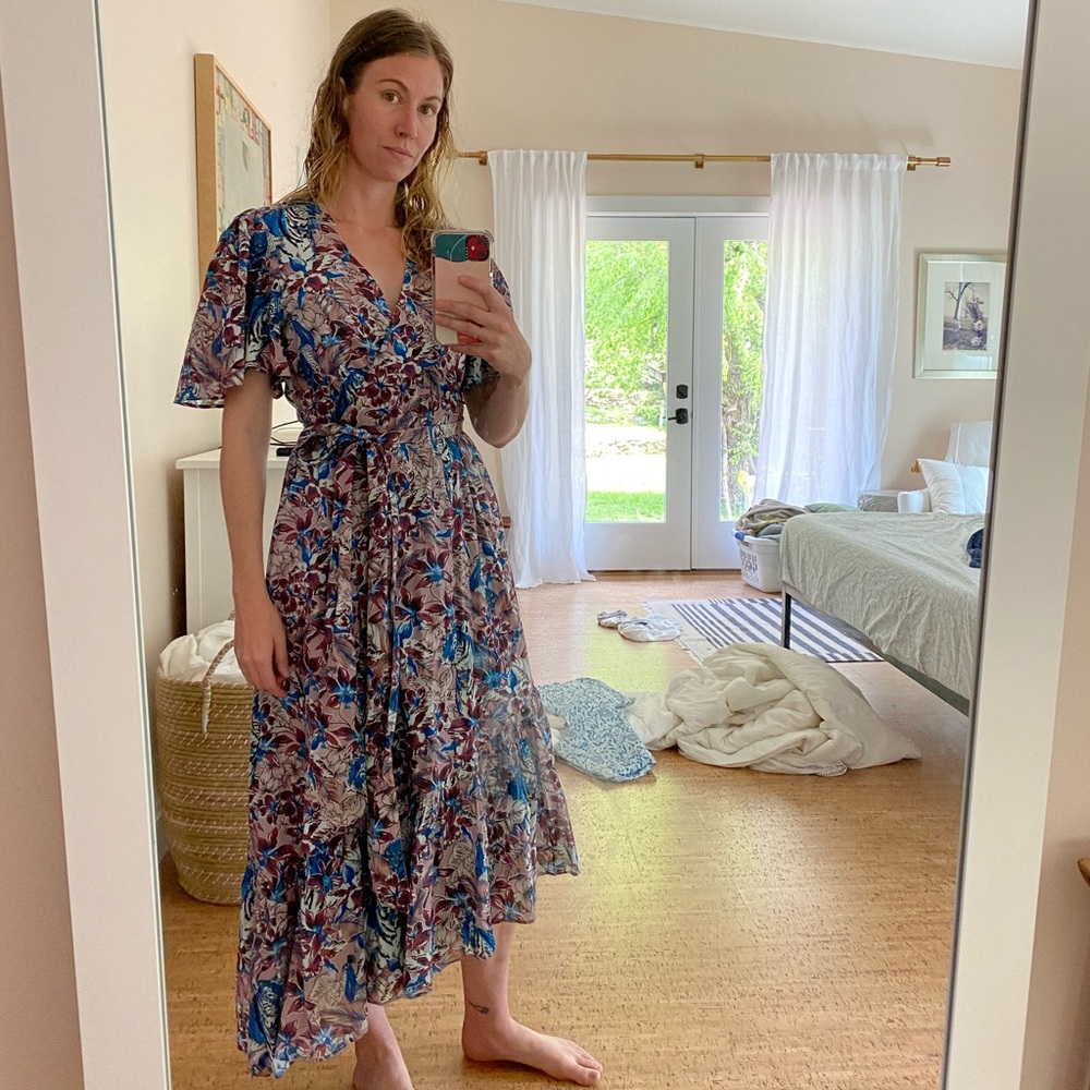 Mille Helena Dress in Tiger Floral